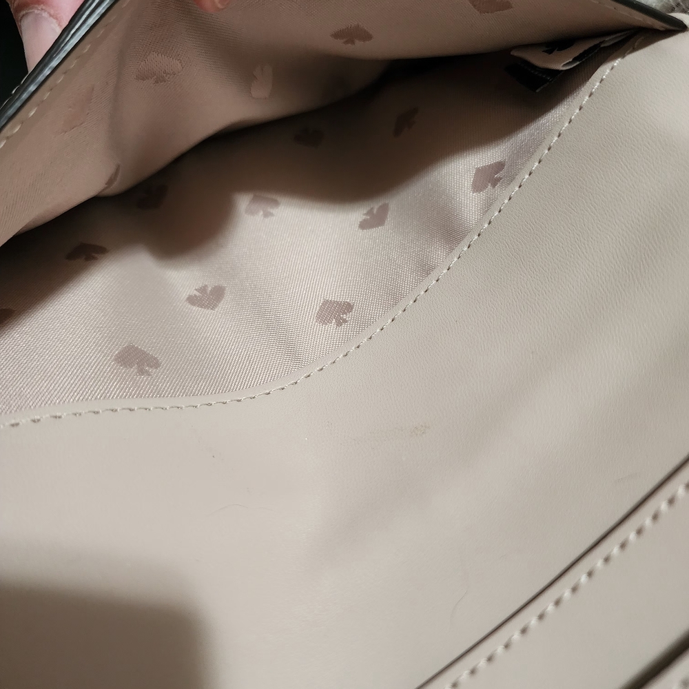 Kate Spade Cream and Tan Leather Wristlet - Picture 10 of 12